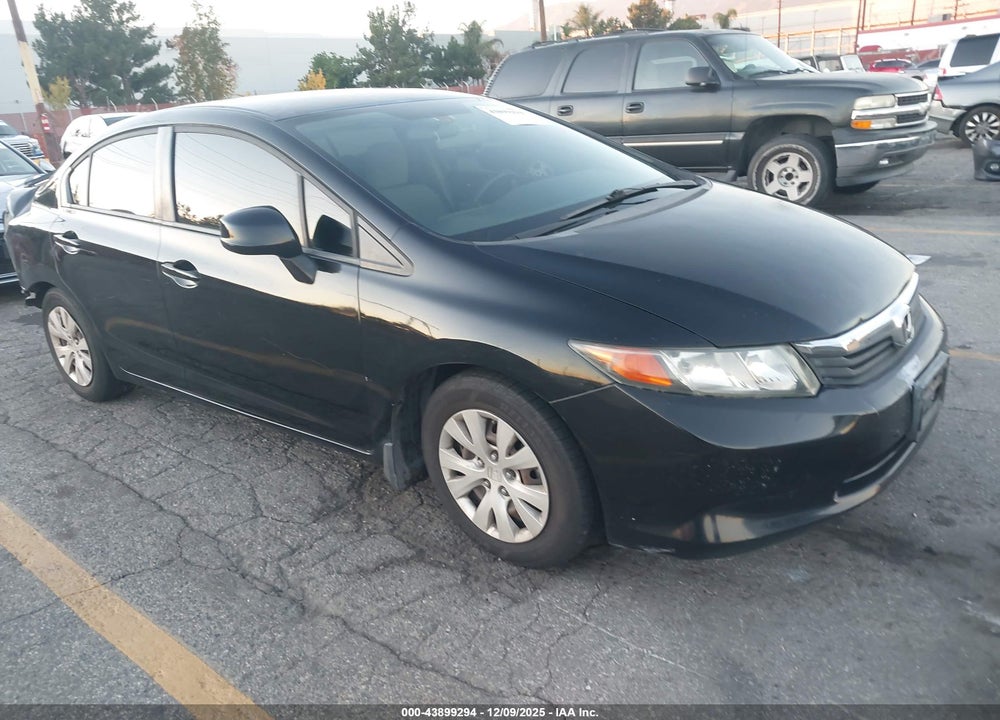 2012 HONDA CIVIC LX VIN: 19XFB2F52CE351331