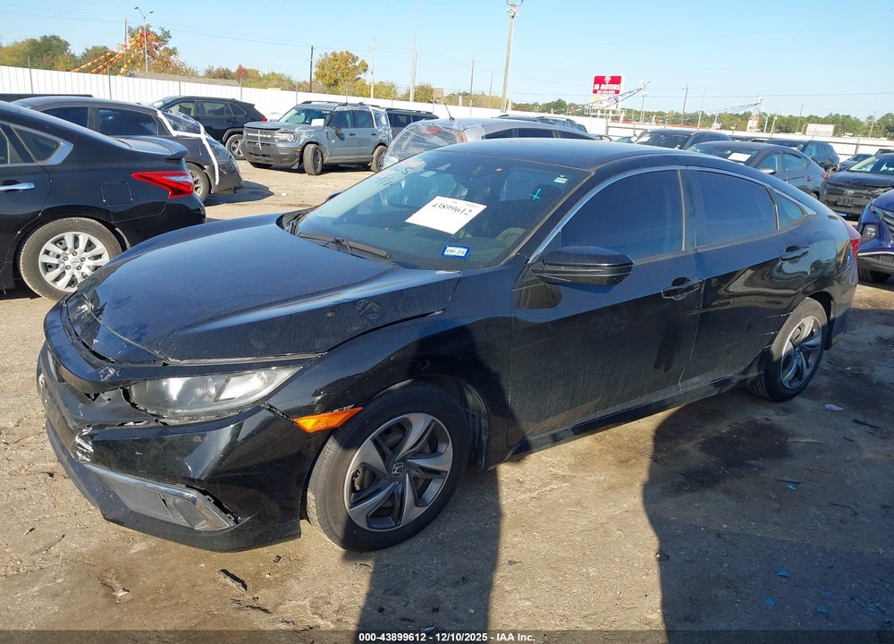 2019 HONDA CIVIC LX VIN: 19XFC2F67KE044936