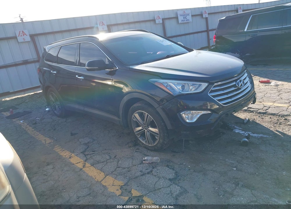 2014 HYUNDAI SANTA FE GLS VIN: KM8SR4HF4EU077545