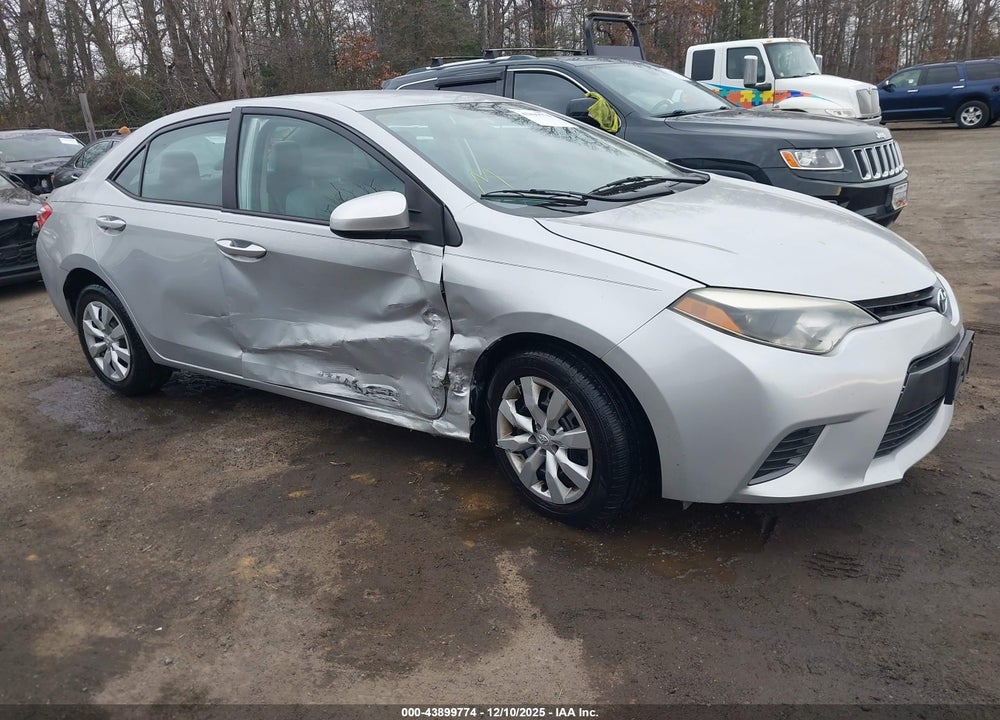 2015 TOYOTA COROLLA LE VIN: 2T1BURHE7FC344862
