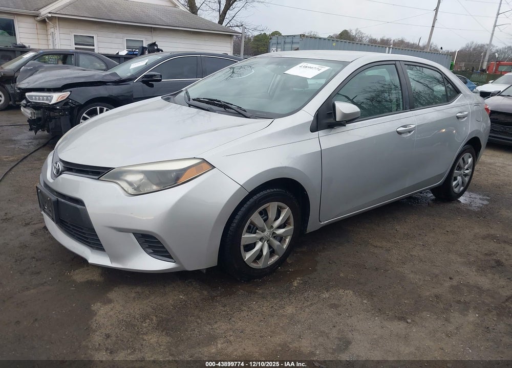 2015 TOYOTA COROLLA LE VIN: 2T1BURHE7FC344862