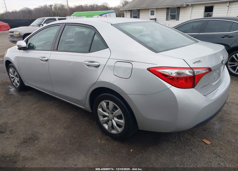 2015 TOYOTA COROLLA LE VIN: 2T1BURHE7FC344862