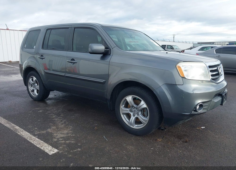 2013 HONDA PILOT EX-L VIN: 5FNYF3H52DB027789