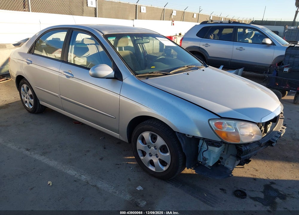 2008 KIA SPECTRA EX VIN: KNAFE122485579070