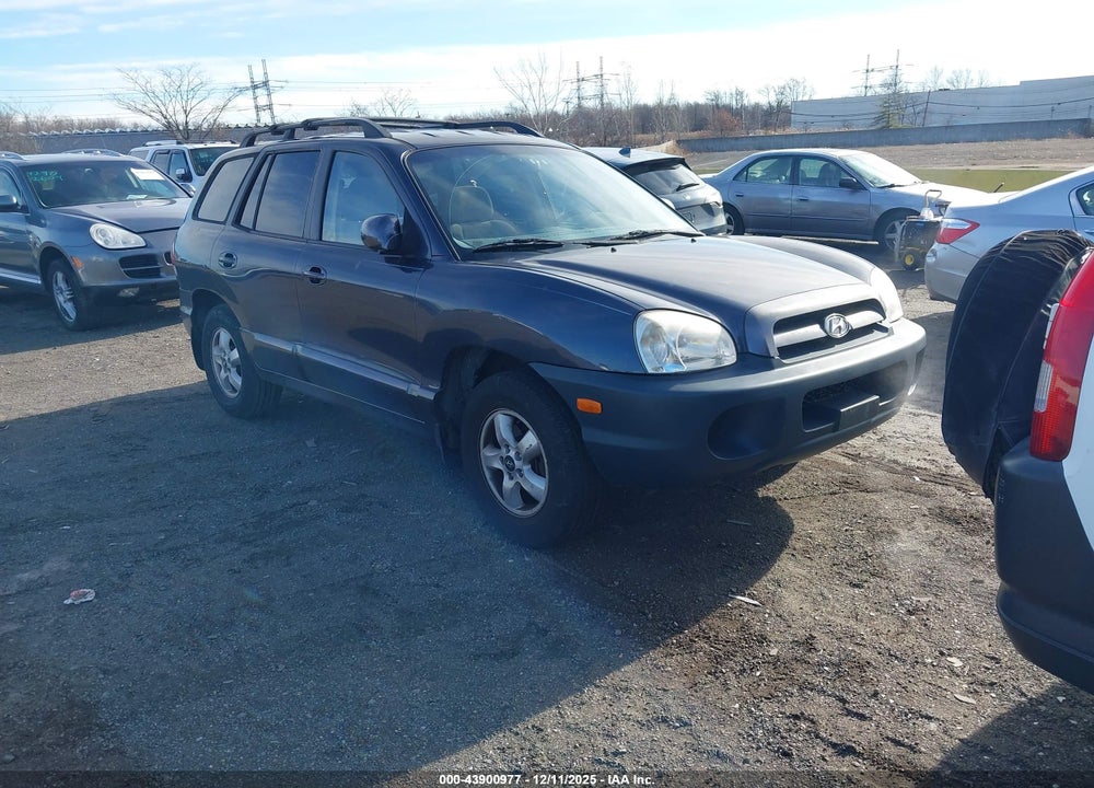 2006 HYUNDAI SANTA FE GLS VIN: KM8SC73D16U101567