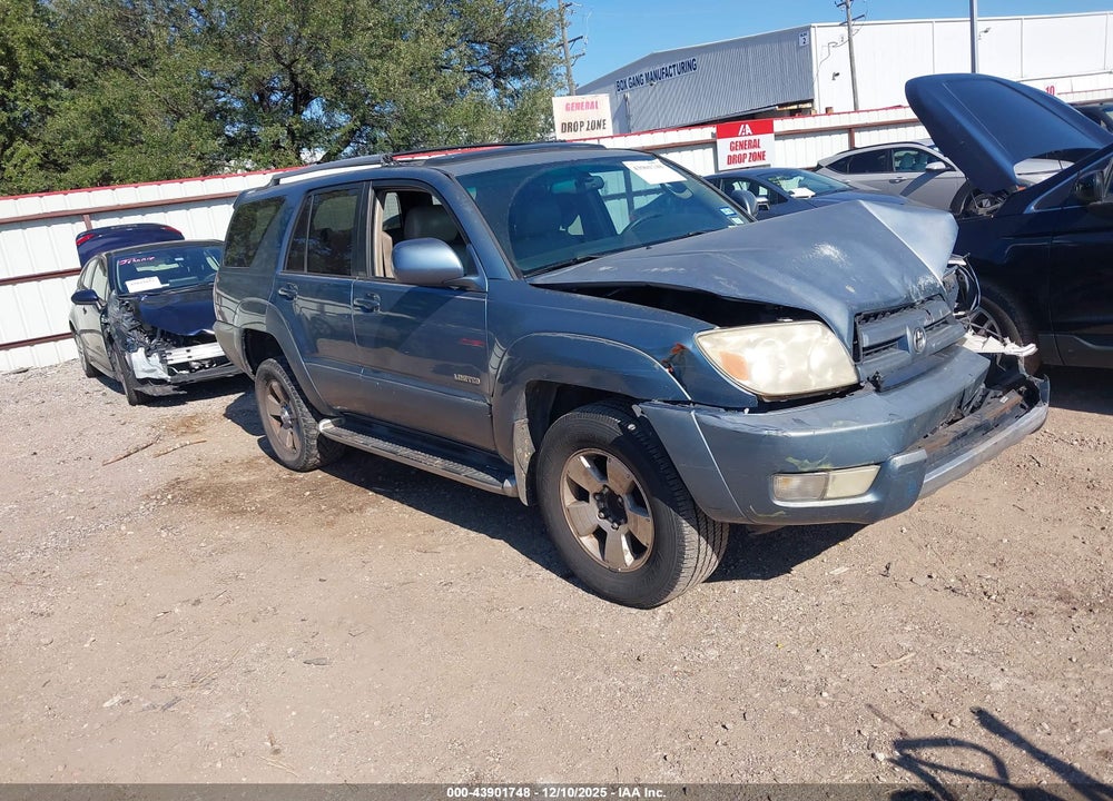 2003 TOYOTA 4RUNNER LIMITED V6 VIN: JTEZU17R730010529