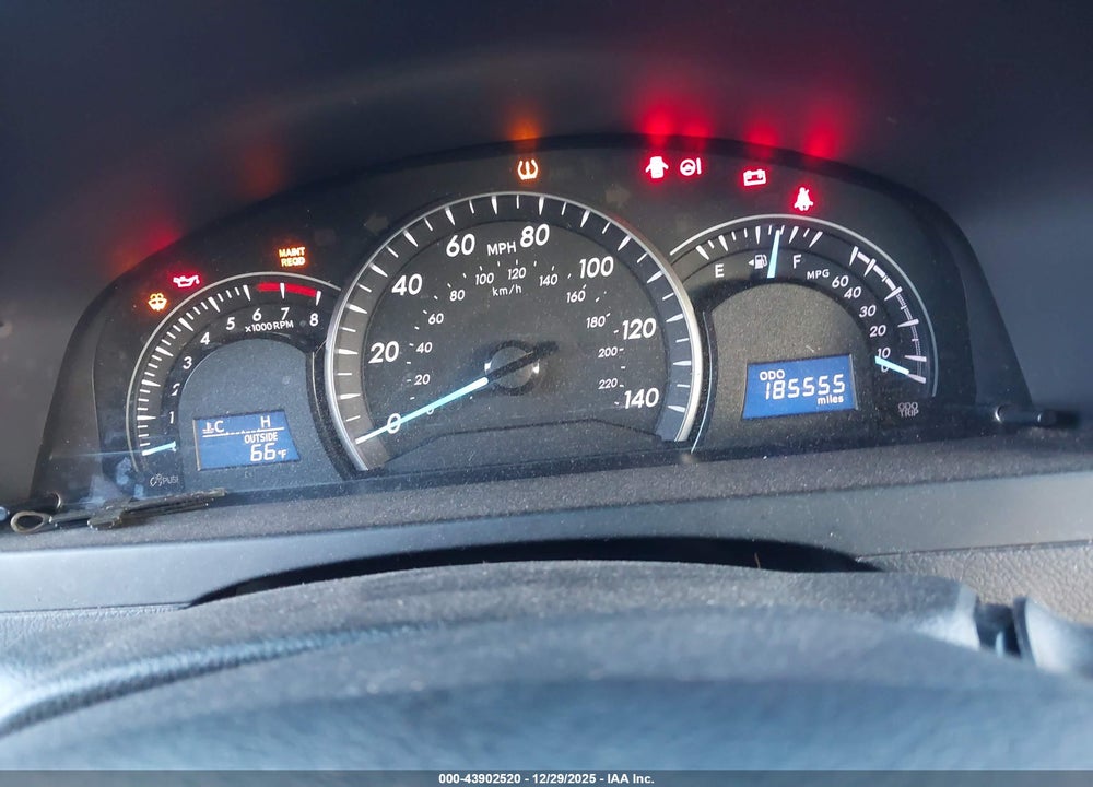 2012 TOYOTA CAMRY LE VIN: 4T1BF1FK0CU162693