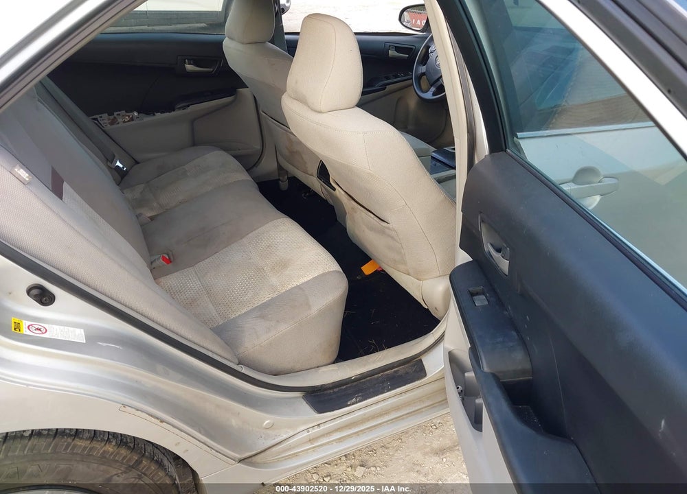 2012 TOYOTA CAMRY LE VIN: 4T1BF1FK0CU162693