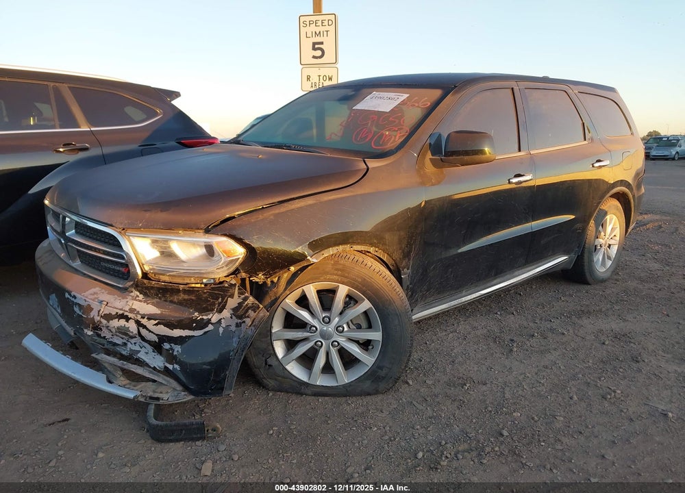 2015 DODGE DURANGO SXT VIN: 1C4RDHAGXFC111815