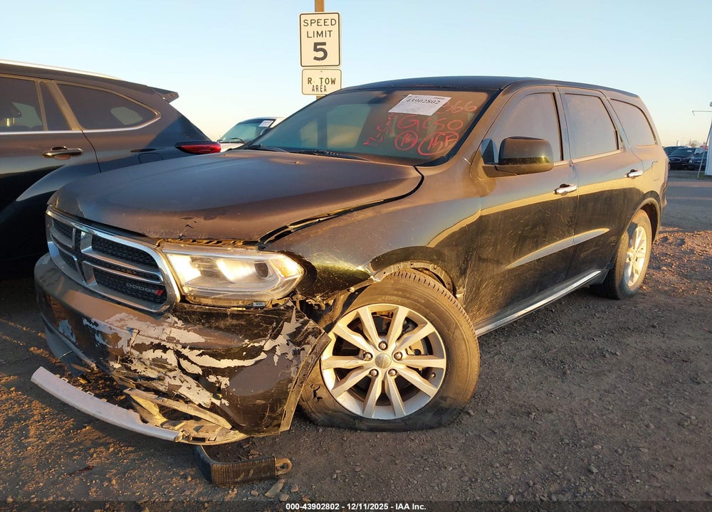 2015 DODGE DURANGO SXT VIN: 1C4RDHAGXFC111815