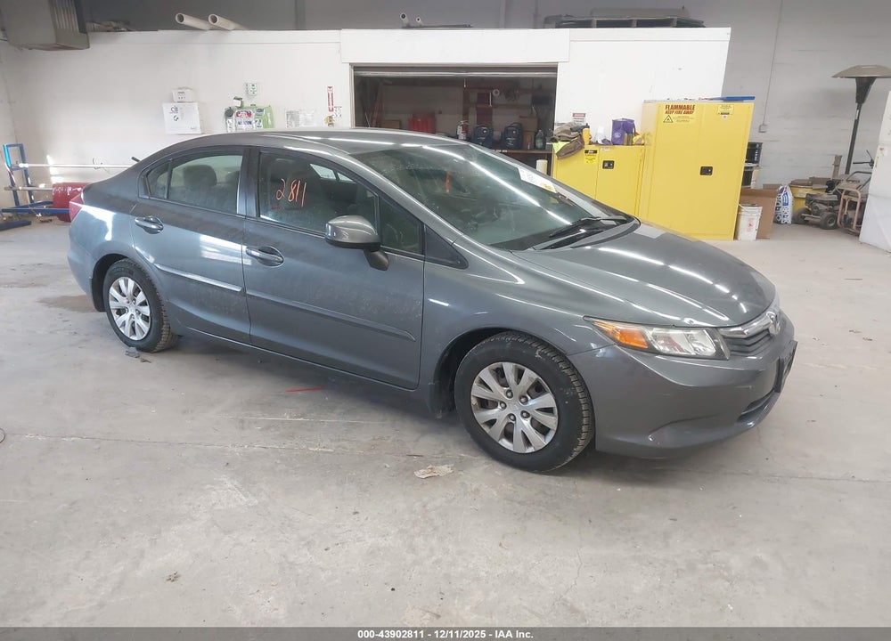 2012 HONDA CIVIC VIN: 19XFB2F50CE355314
