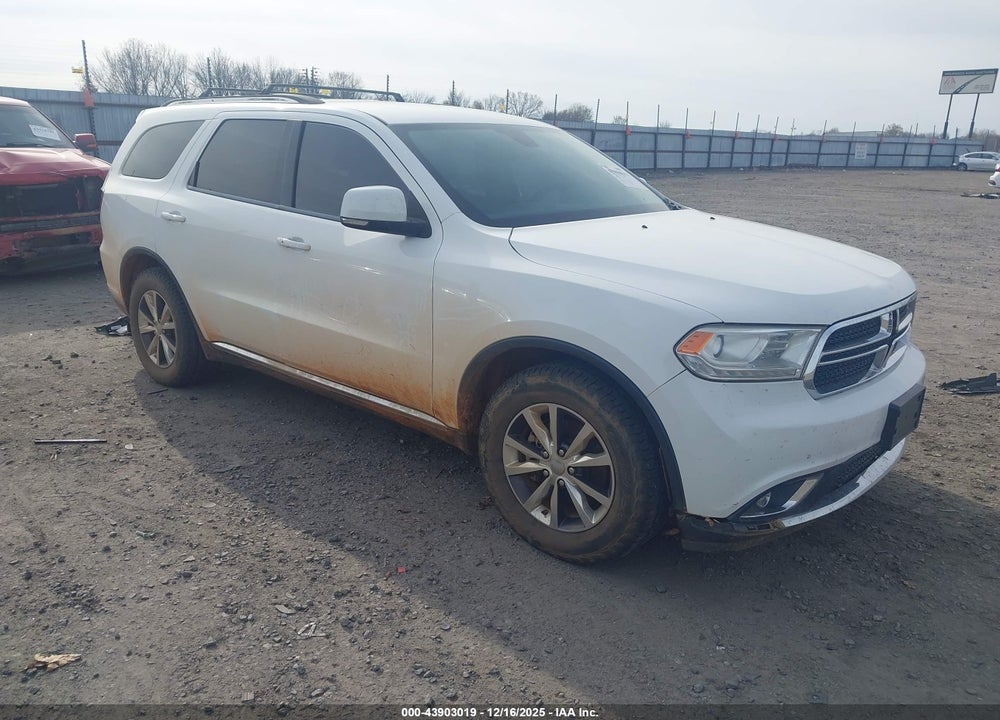 2016 DODGE DURANGO LIMITED VIN: 1C4RDHDG1GC322284