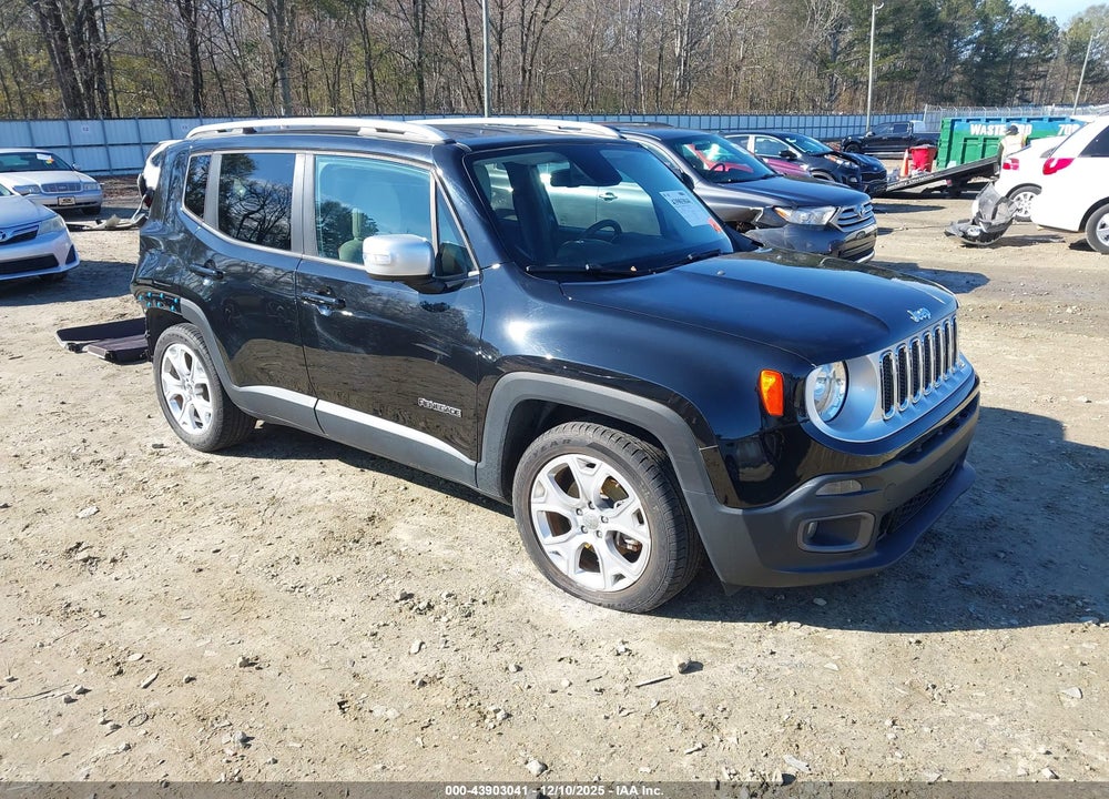 2016 JEEP RENEGADE LIMITED VIN: ZACCJADT4GPE30669