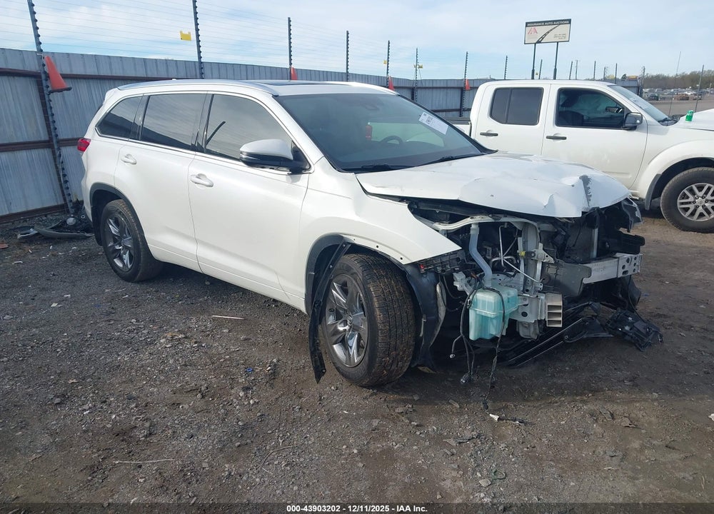 2018 TOYOTA HIGHLANDER LIMITED PLATINUM VIN: 5TDYZRFH5JS287067