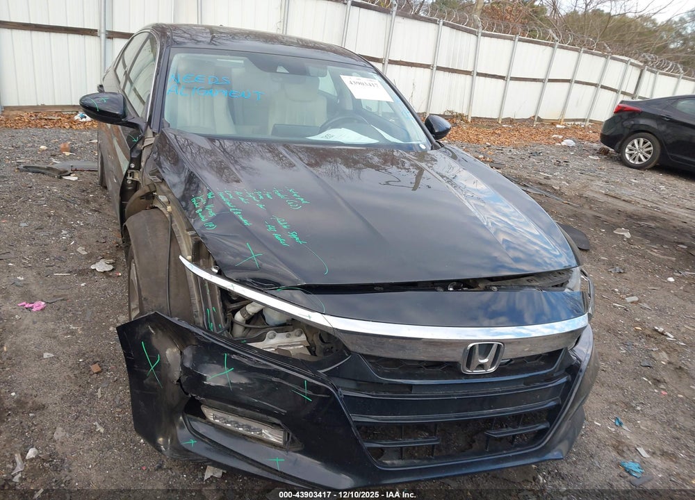 2018 HONDA ACCORD EX-L VIN: 1HGCV1F55JA219833