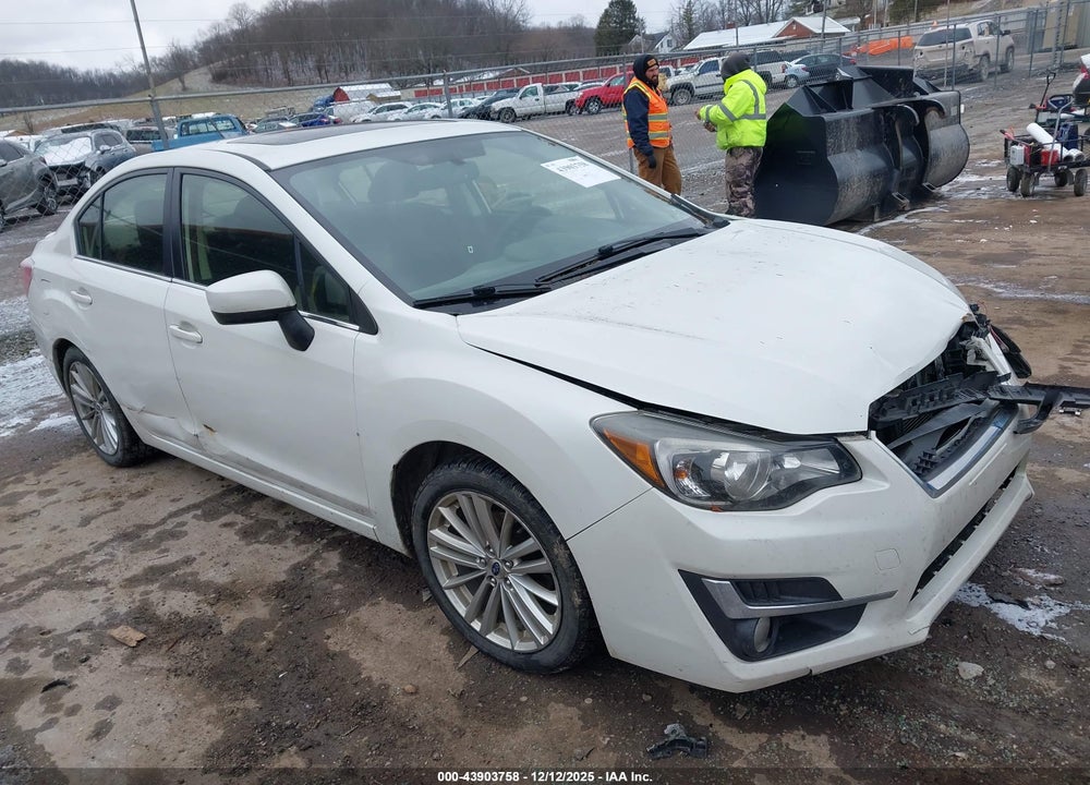 2016 SUBARU IMPREZA 2.0I PREMIUM VIN: JF1GJAF6XGH019640