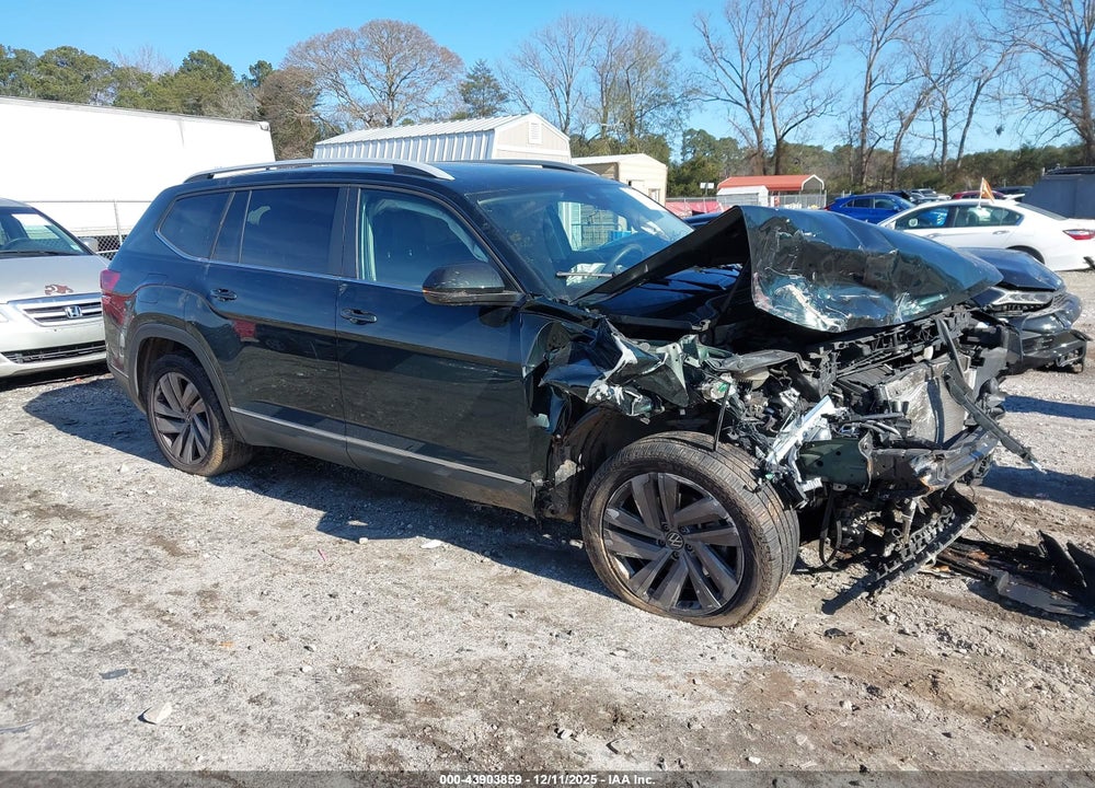 2021 VOLKSWAGEN ATLAS 3.6L V6 SEL VIN: 1V2ER2CA7MC537009