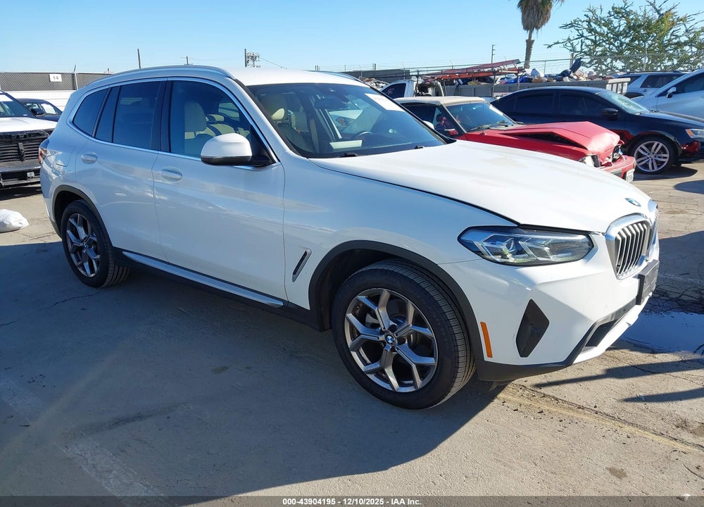 2022 BMW X3 XDRIVE30I VIN: 5UX53DP09N9K62661