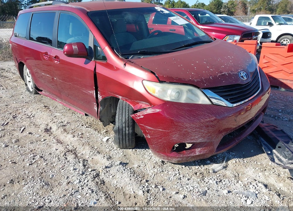 2012 TOYOTA SIENNA LE V6 8 PASSENGER VIN: 5TDKK3DC9CS234227
