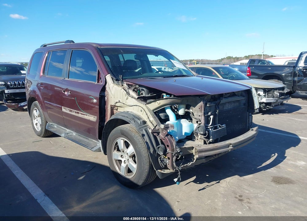 2011 HONDA PILOT EX-L VIN: 5FNYF3H57BB037859