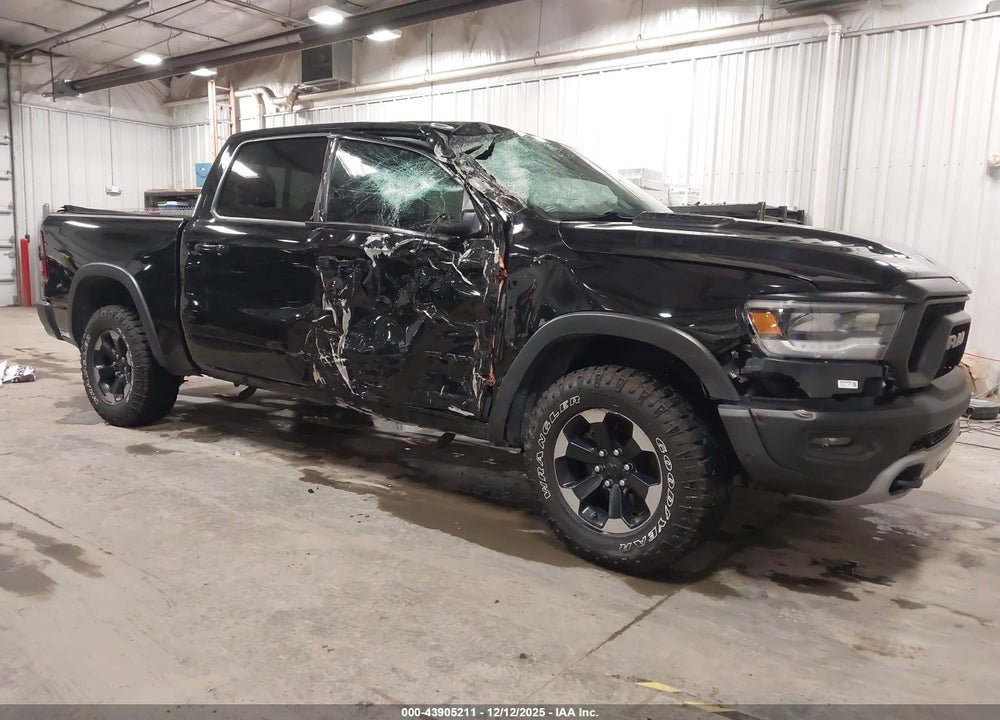 2019 RAM 1500 REBEL  4X4 5'7 BOX VIN: 1C6SRFLT5KN824581