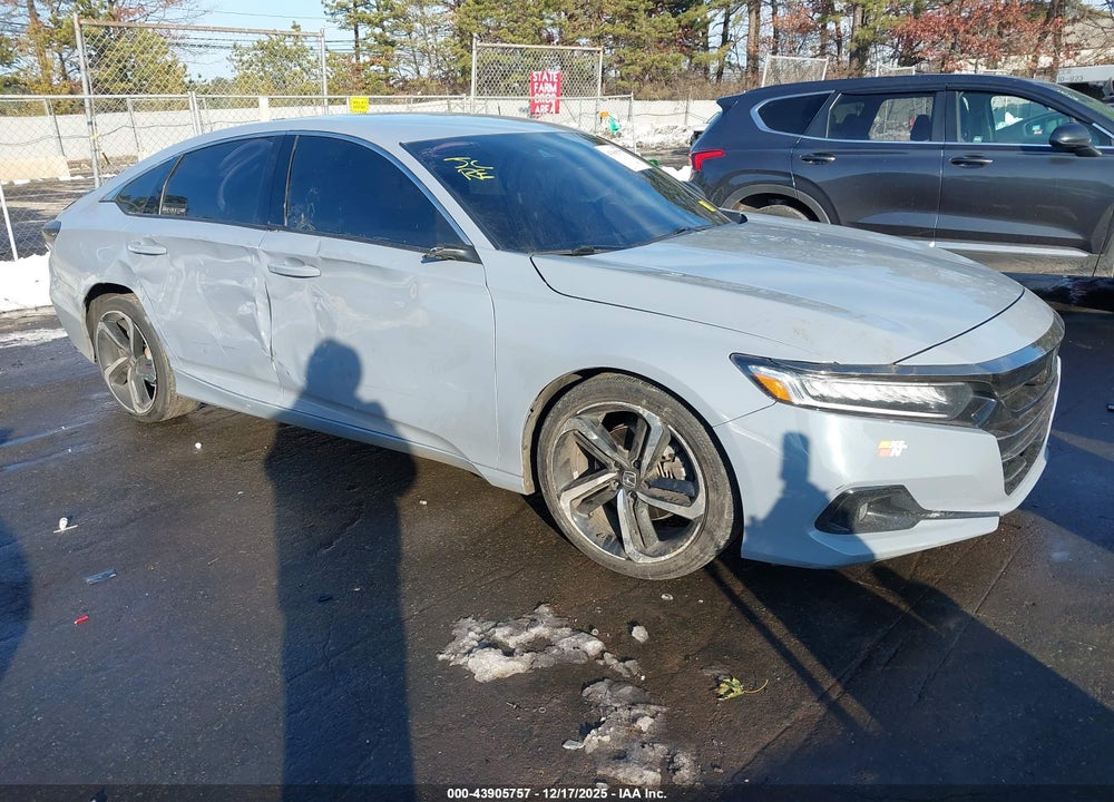 2022 HONDA ACCORD SPORT VIN: 1HGCV1F3XNA064605