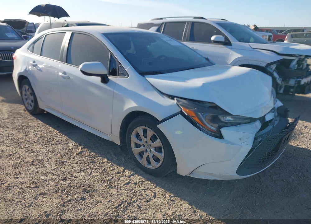 2020 TOYOTA COROLLA LE VIN: JTDEPRAE7LJ080492