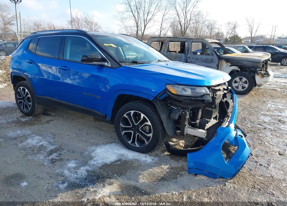 2022 JEEP COMPASS LIMITED 4X4 VIN: 3C4NJDCB8NT101742