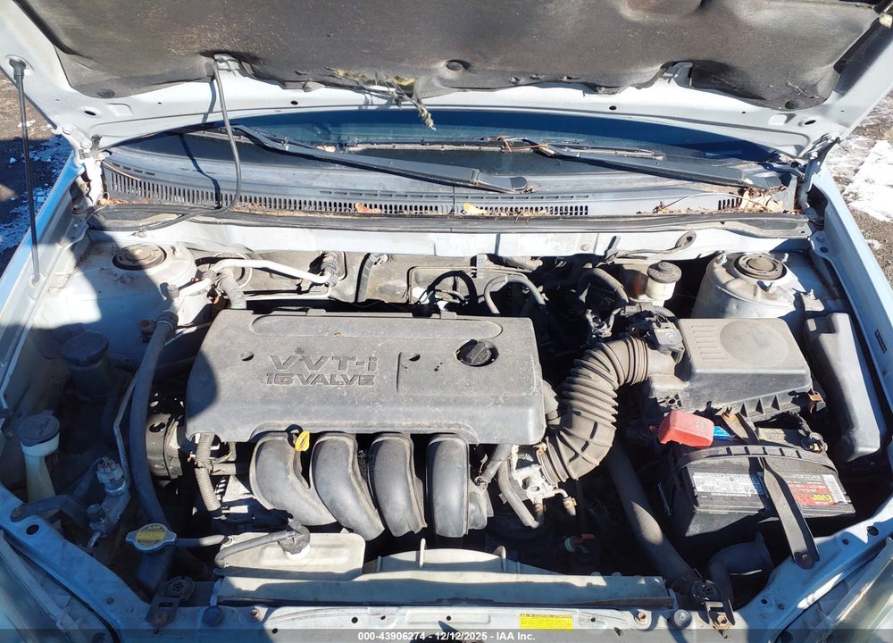 2006 TOYOTA COROLLA S VIN: 2T1BR32E16C651807