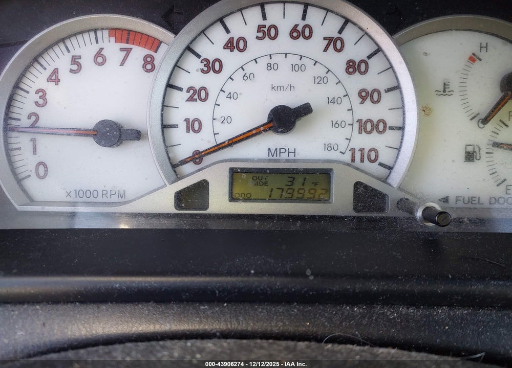 2006 TOYOTA COROLLA S VIN: 2T1BR32E16C651807
