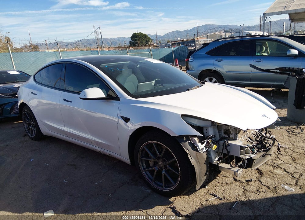 2022 TESLA MODEL 3 REAR-WHEEL DRIVE VIN: 5YJ3E1EA7NF361420
