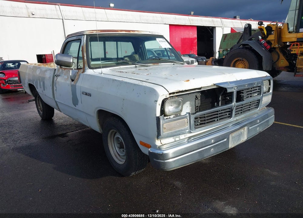 1991 DODGE D-SERIES D150 VIN: 1B7GE16X2MS307125