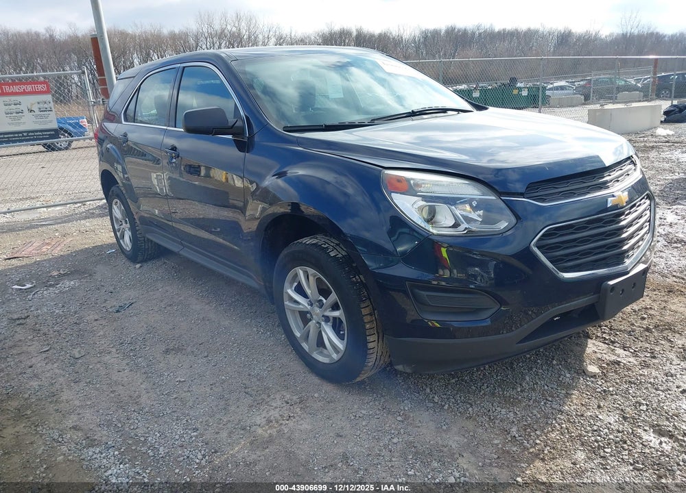 2017 CHEVROLET EQUINOX LS VIN: 2GNFLEEK4H6298832