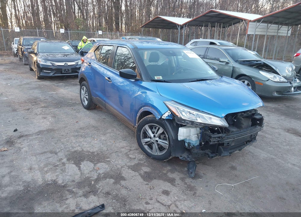 2021 NISSAN KICKS S XTRONIC CVT VIN: 3N1CP5BV5ML498867