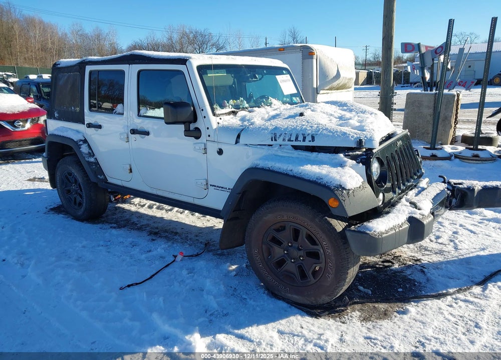 2017 JEEP WRANGLER UNLIMITED WILLY WHEELER 4X4 VIN: 1C4BJWDG6HL608468