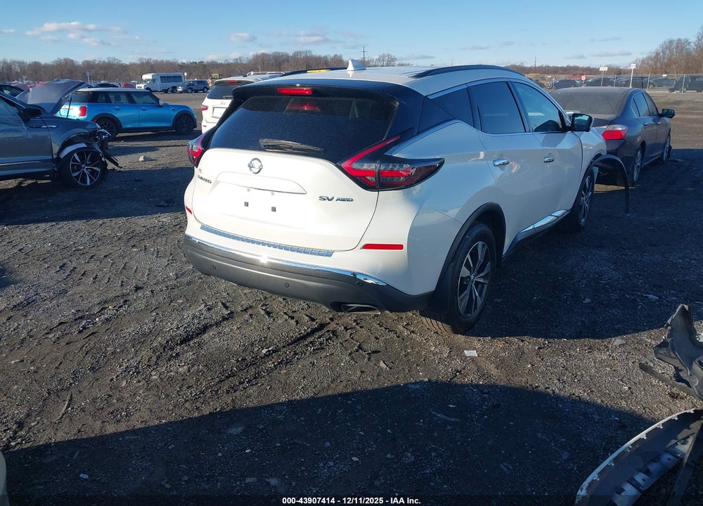 2019 NISSAN MURANO SV VIN: 5N1AZ2MS8KN143989