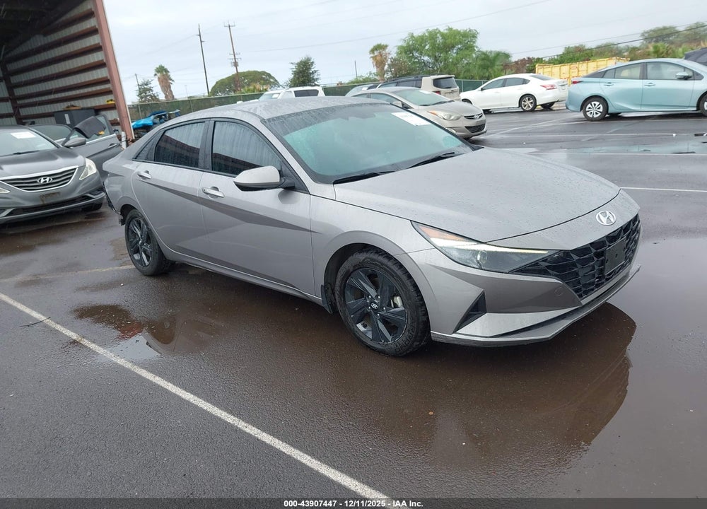 2022 HYUNDAI ELANTRA HYBRID BLUE VIN: KMHLM4AJ5NU031787