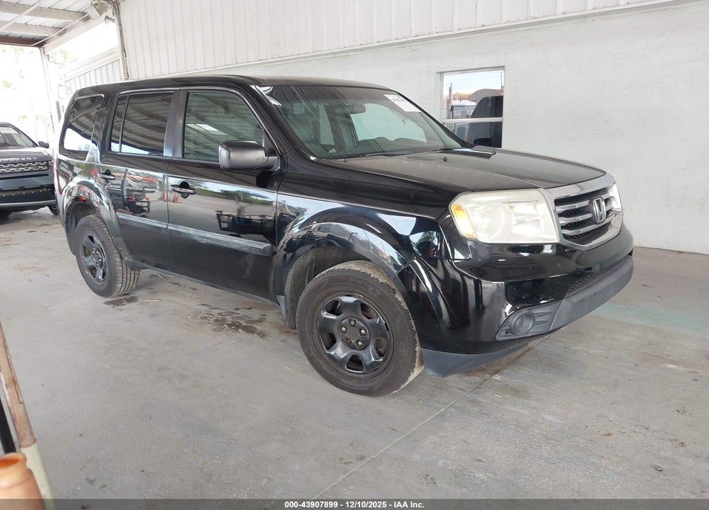 2013 HONDA PILOT LX VIN: 5FNYF3H23DB038029