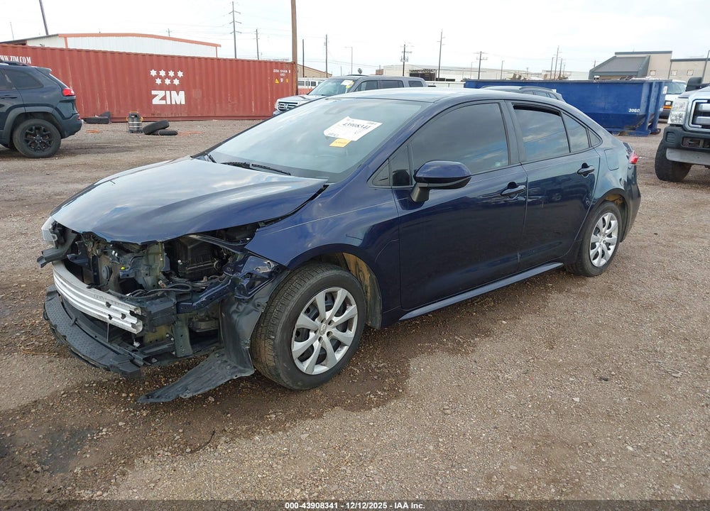 2021 TOYOTA COROLLA LE VIN: 5YFEPMAE8MP234921