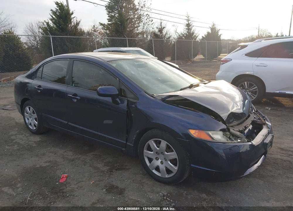 2008 HONDA CIVIC LX VIN: 1HGFA16548L090801