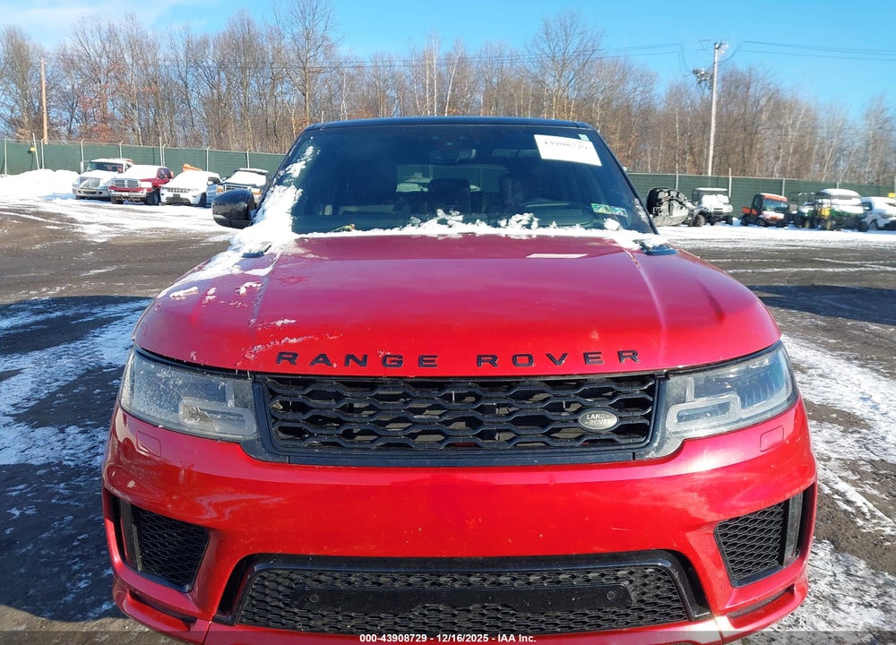 2019 LAND ROVER RANGE ROVER SPORT SUPERCHARGED DYNAMIC VIN: SALWR2RE0KA836942