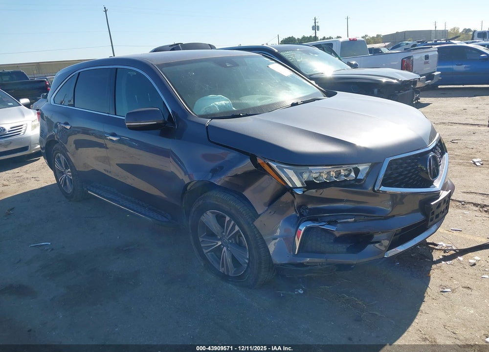 2020 ACURA MDX STANDARD VIN: 5J8YD4H30LL001618