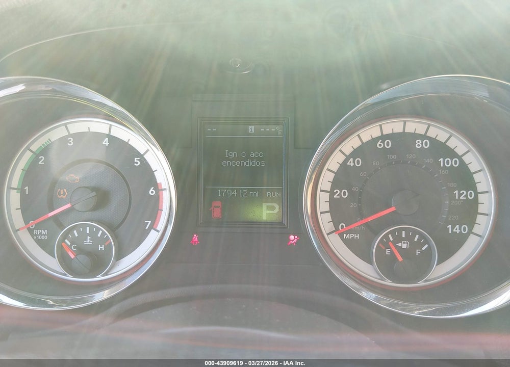 2012 DODGE DURANGO CITADEL VIN: 1C4SDJET3CC130654