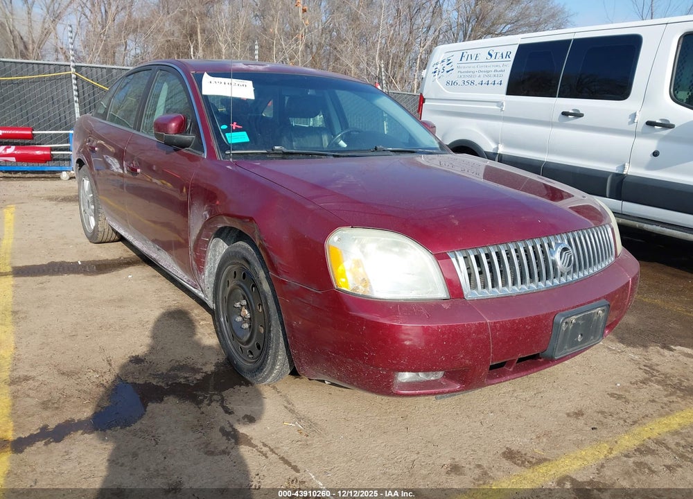 2007 MERCURY MONTEGO PREMIER VIN: 1MEHM42147G608401