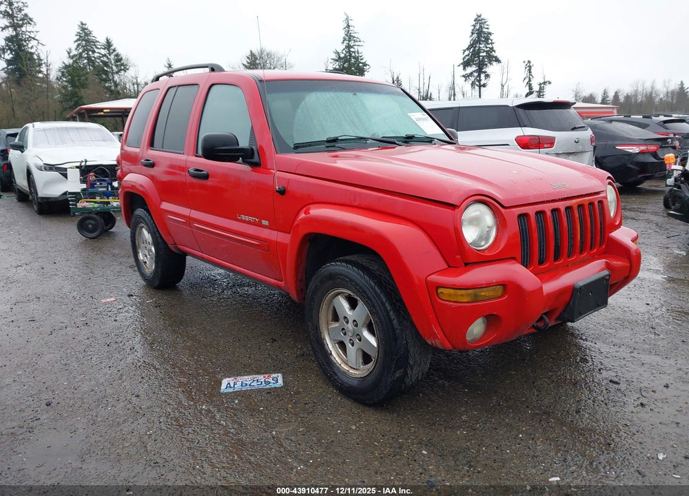 2002 JEEP LIBERTY LIMITED EDITION VIN: 1J4GL58KX2W143296