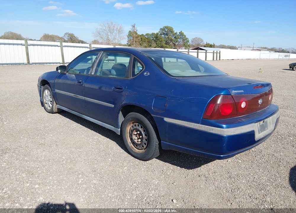 2004 CHEVROLET IMPALA VIN: 2G1WF52E349112682