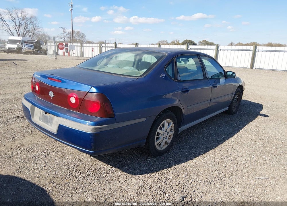 2004 CHEVROLET IMPALA VIN: 2G1WF52E349112682