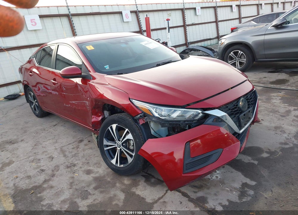 2021 NISSAN SENTRA SV XTRONIC CVT VIN: 3N1AB8CV6MY324010