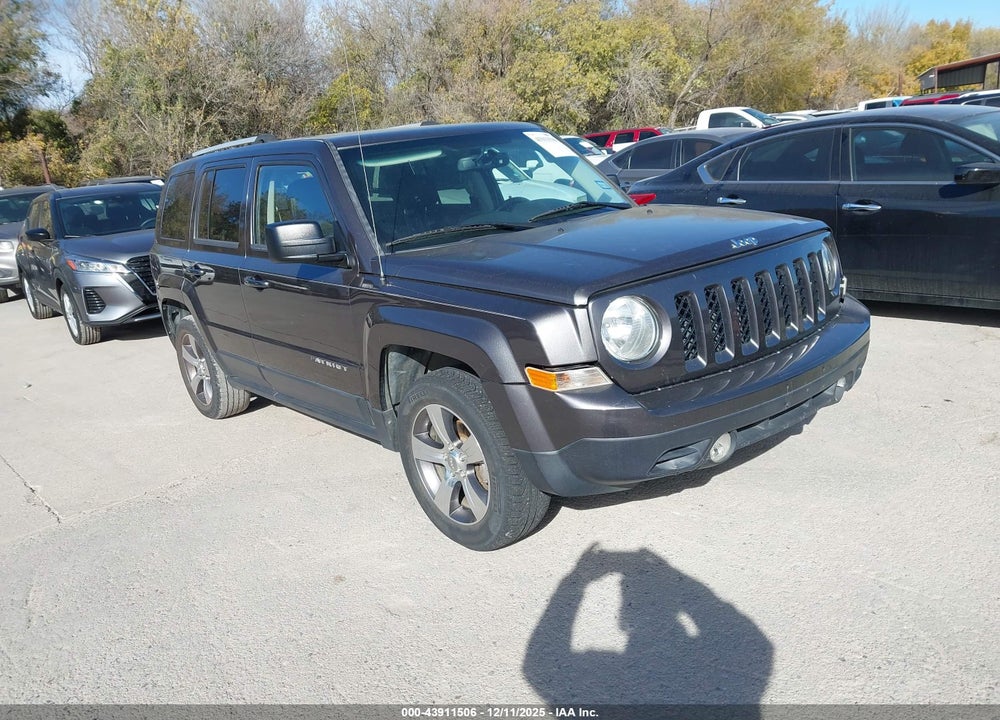 2017 JEEP PATRIOT HIGH ALTITUDE FWD VIN: 1C4NJPFA2HD134346