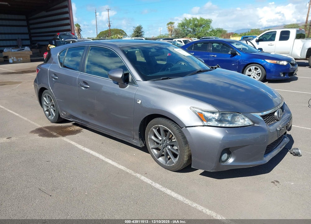2012 LEXUS CT 200H PREMIUM VIN: JTHKD5BH0C2047680